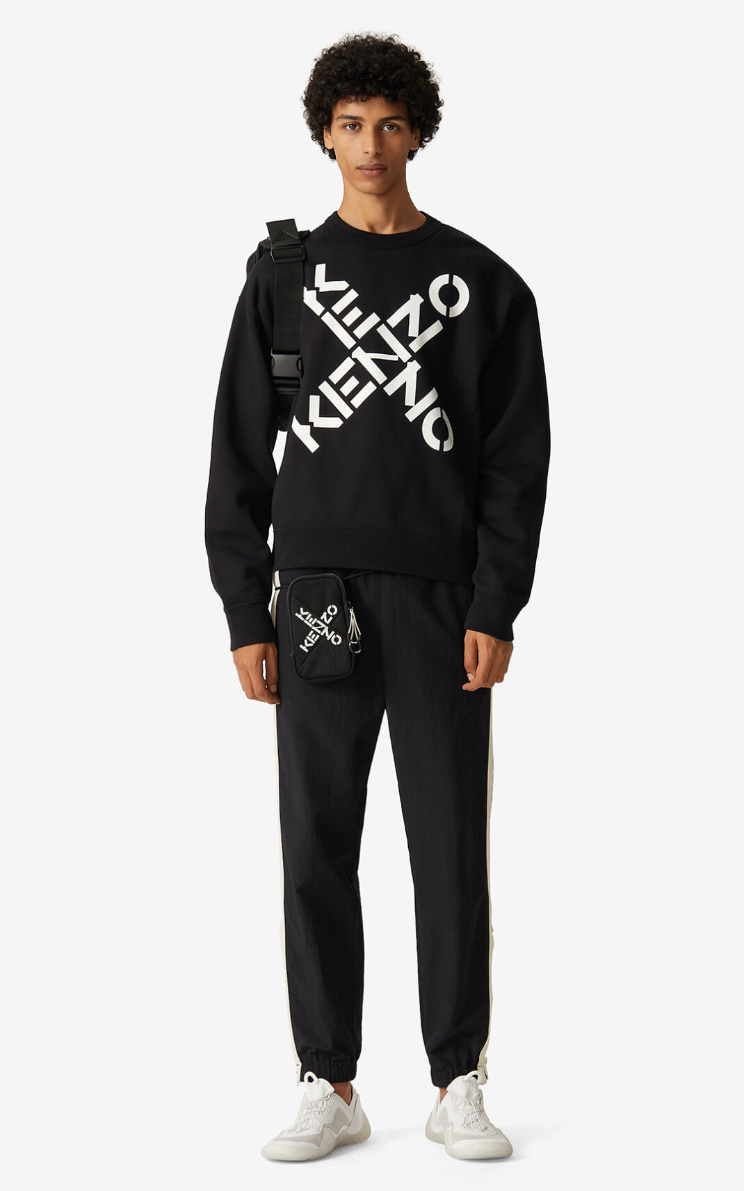 Sweatshirt Kenzo Sport Big X Masculino - Pretas | 169TIPXUM